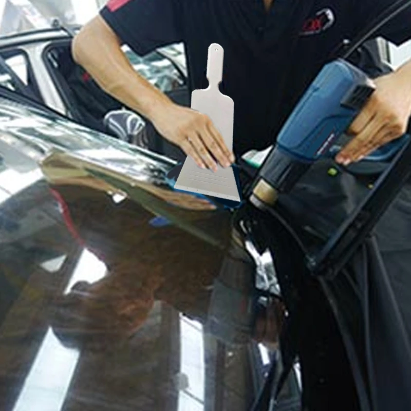 Window Tint Squeegee Wrap Tools Durable Squeegee Felt Edge Car Packaging Film Scraper Applicator Window Tint Tool Extended Squeeze Squeegee