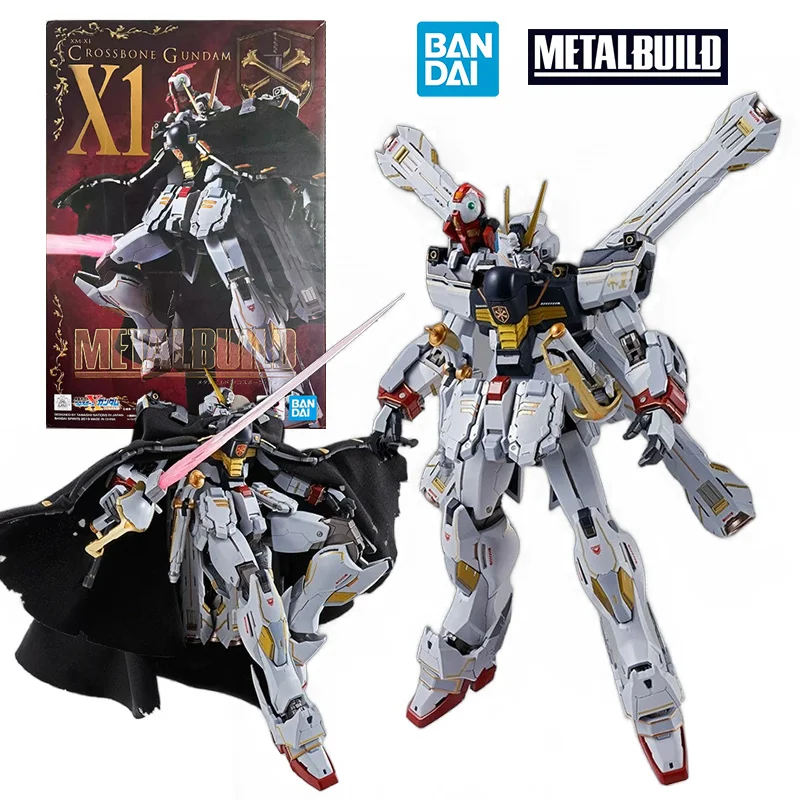 

Bandai металлическая конструкция MB Crossbone Gundam X1 18 см оригинальная экшн-Модель Набор для сборки фигурки, модель, игрушка