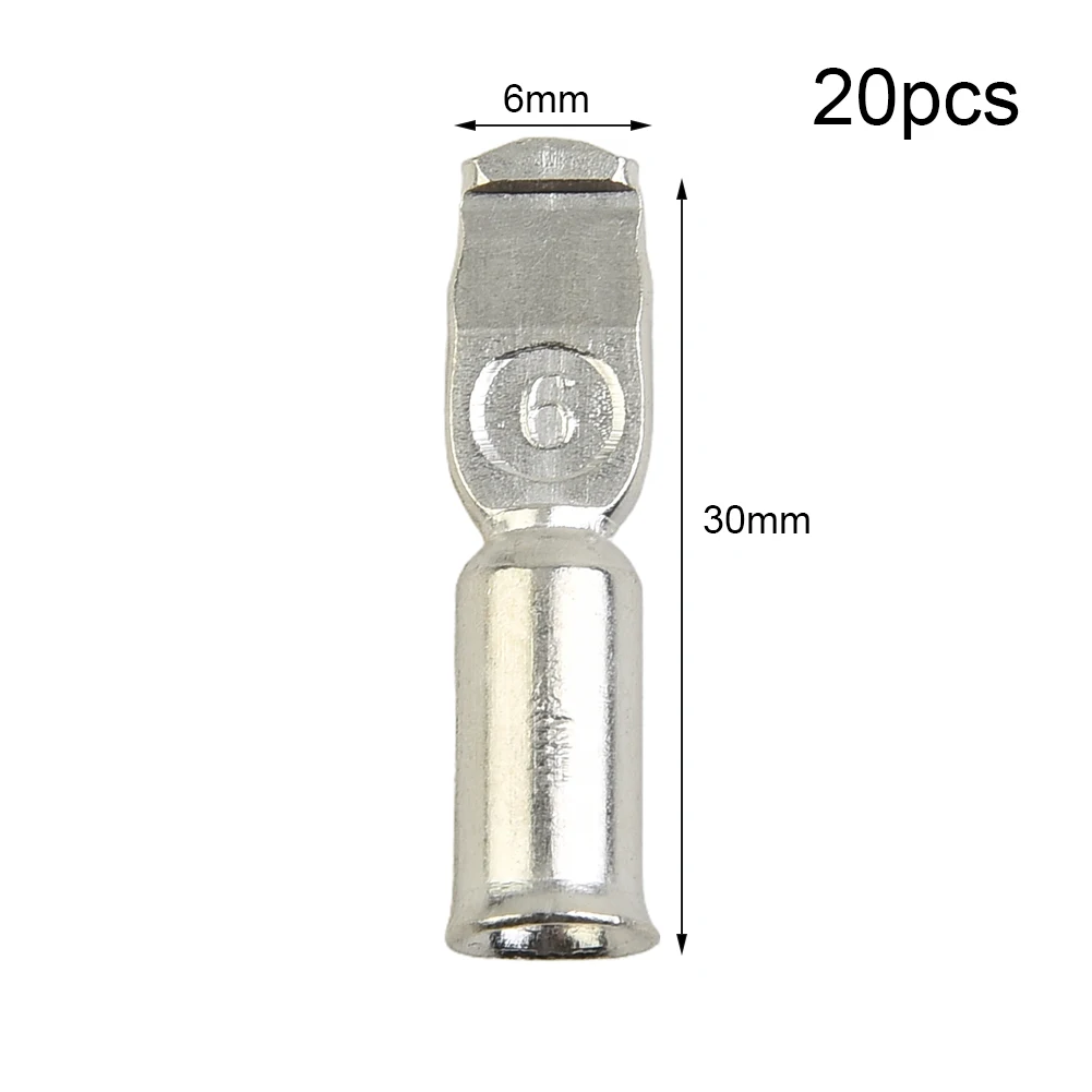 Description Picture 2 of item20pcs 50Amp Copper Terminals Connector For 50A FOR Anderson Style Plugs Contacts For 4-12square 6 B & S Wire Cable Terminal