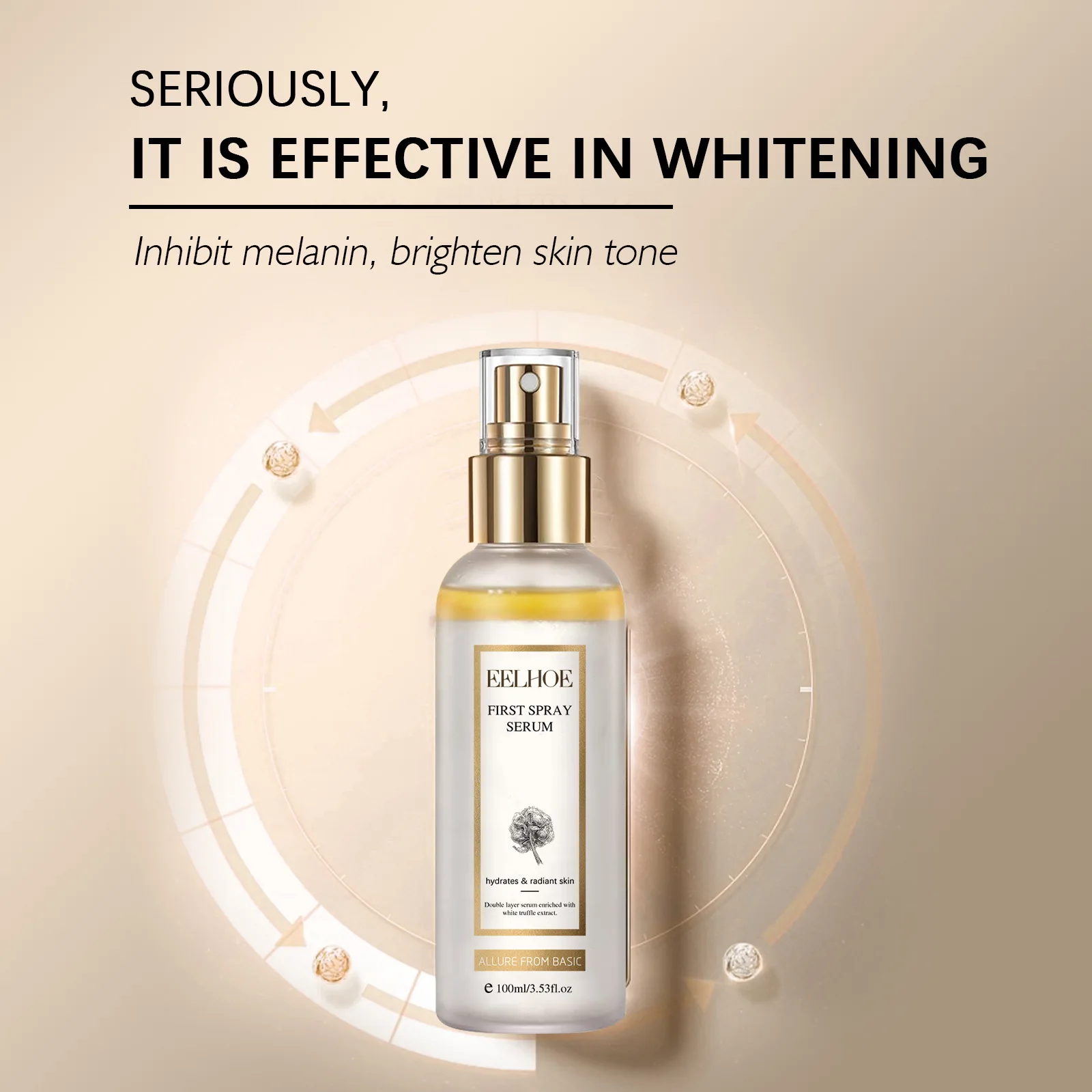 Melanin Correcting Serum Truffle Hydrating Shrink Pores Moisturizing Essence Skin Repairing Anti Aging White Truffle First Spray