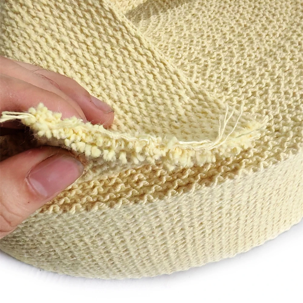 Materials for juggling props Width 75 mm thickness 3mm open-end spinning 100% Kevlar flat wicking  PuR Flat Wicking 4
