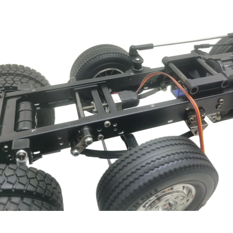Ugrade Axle For 1/14 Tamiya RC Truck 8*4 Lifting Axle for Scania 56371 770s Tractor Tamiya LESU Tractor Upgrades 4