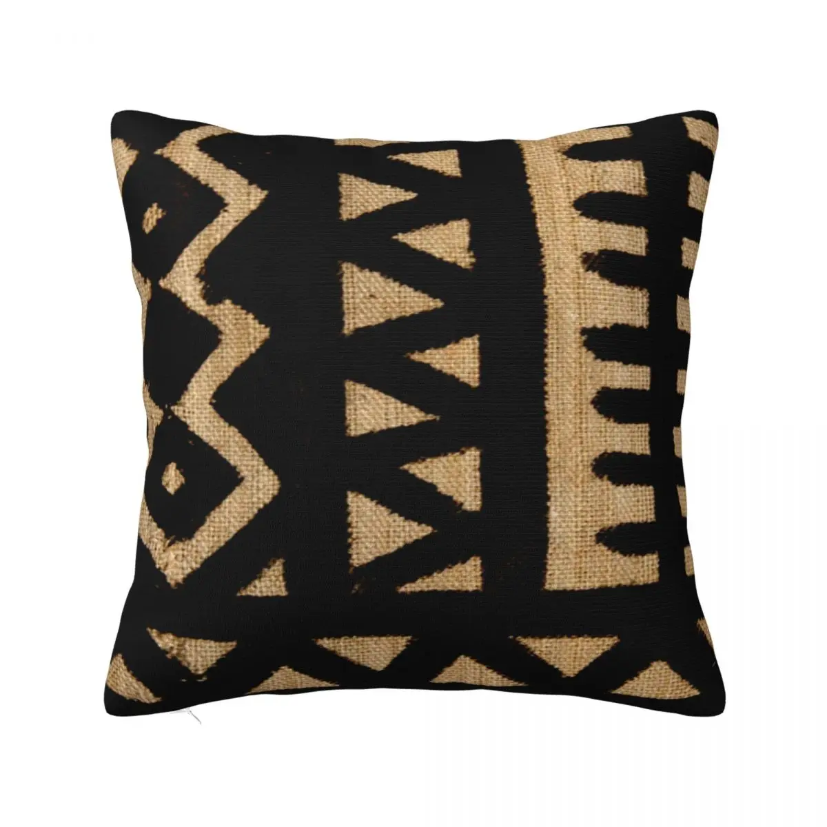 

African Mud Cloth Pillowcase Soft Polyester Cushion Cover Decorative Ancient Throw Pillow Case Cover Home Zippered 18"