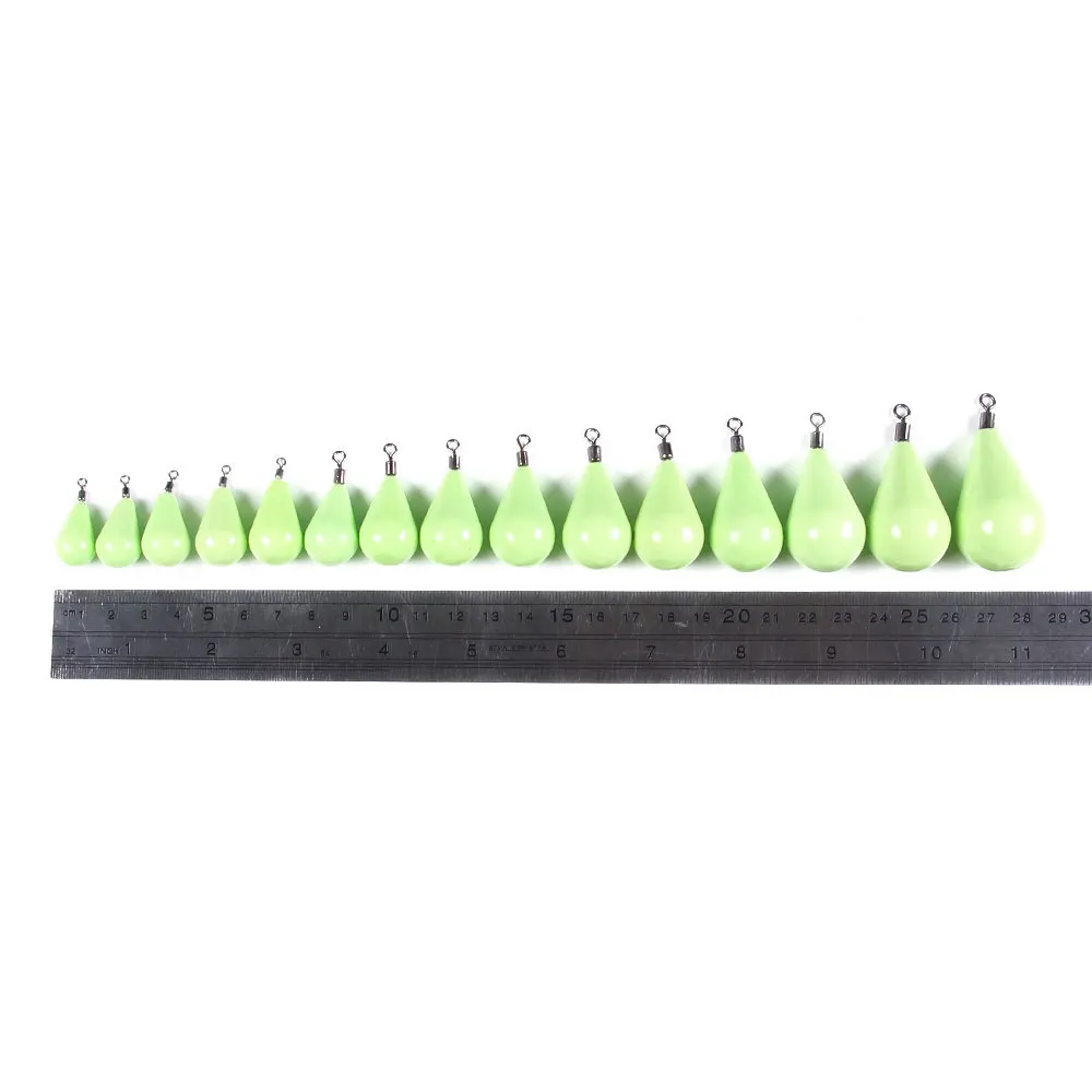 Leuchtende Angelbleie 12g-150g Gewichtsbleie Kugelbleie Wurfgewichte Angelgewichte für Bass Texas Rigs Angelzubehör – Detail 9