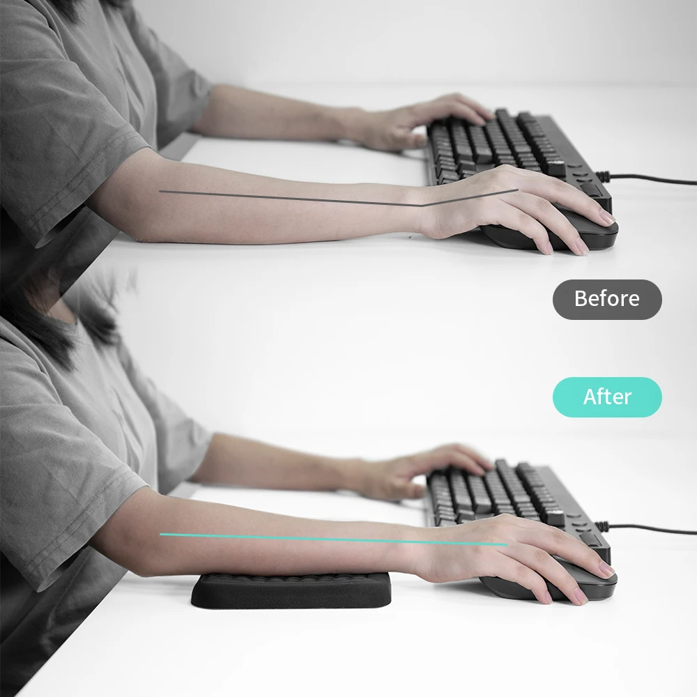 Ergonomic Wrist Rest Pad Armrest Pad Elbow Rest Relief Elbow Pain Computer Armrest Arm Wrist Support Mouse for Desk wrist pad