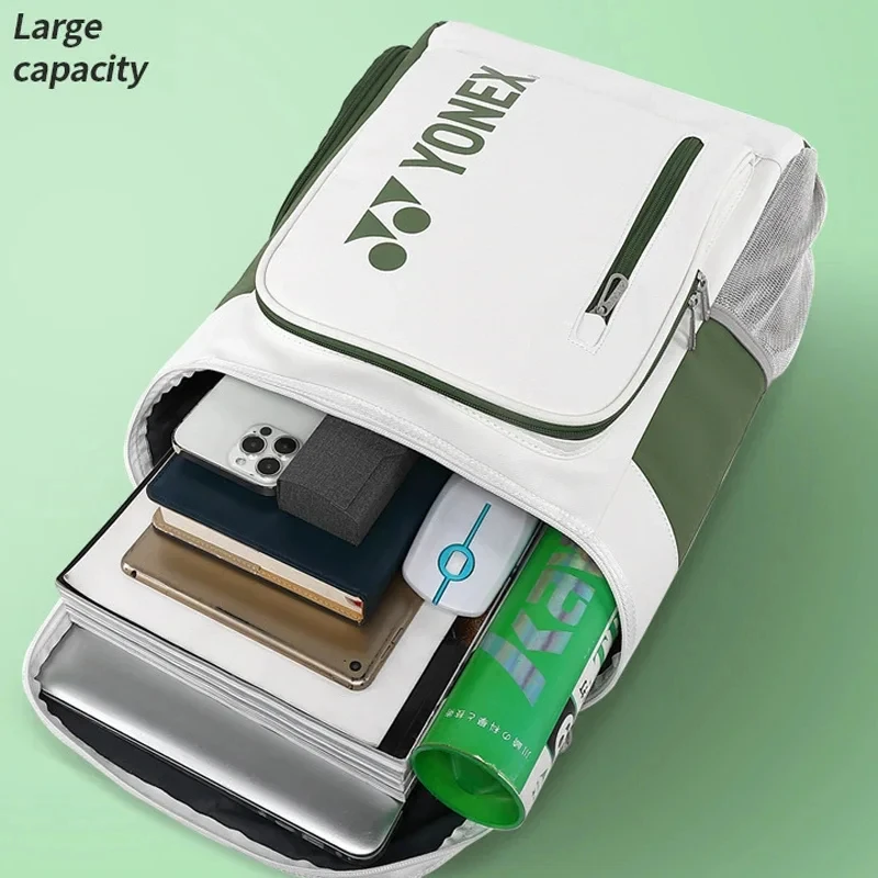 YONEX Professional Badminton Tennis Sports Bag 2-3 Pieces Large-capacity Racket With Shoe Bag Unisex High-quality Racket Bag