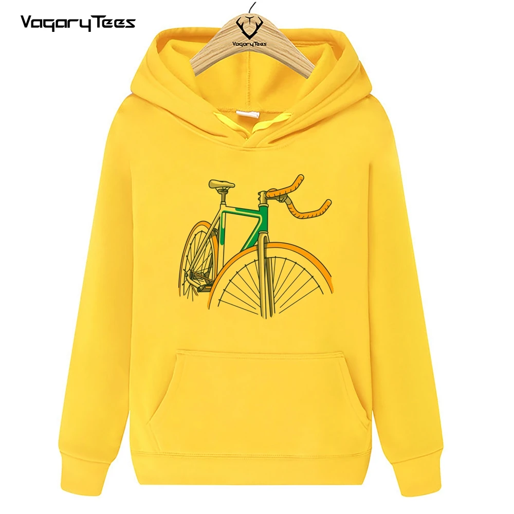Vintage Graphic Urban Cyclist Sweatshirt - Classic Print Unisex Pullover Hoodie