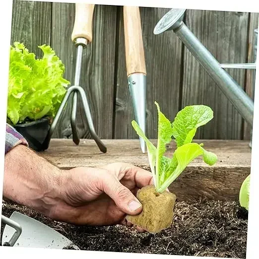 Hydroponic Grow Media Cubes Sponge Block Starter Plugs Rock Wool Grow Cubes Seed Starters Planting Cuttings Propagation Supply