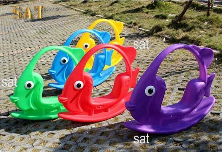 Kindergarten Children'S Rocking Fish Seesaw Rock Fish Seesaw
