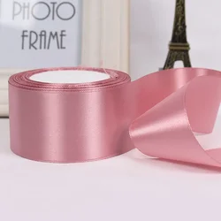 Pink Satin Ribbon for Festive Gift Wrapping and DIY Crafts (Romantic Pink)