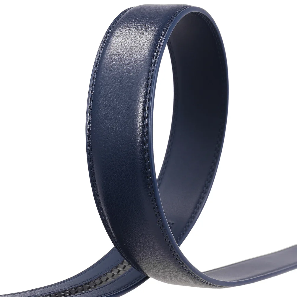 3.5cm Width Durable Without Buckle Replacement Waistband Classic Waistband Genuine Leather Belt Non-porous Girdle