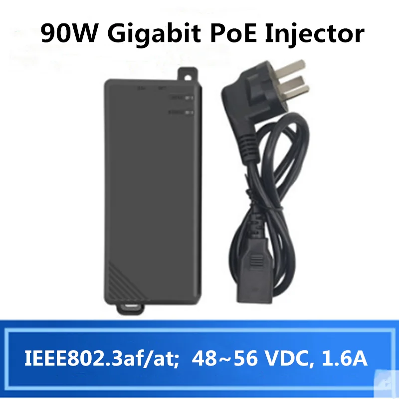 12VDC to 56VDC PoE - Power over Ethernet Injector