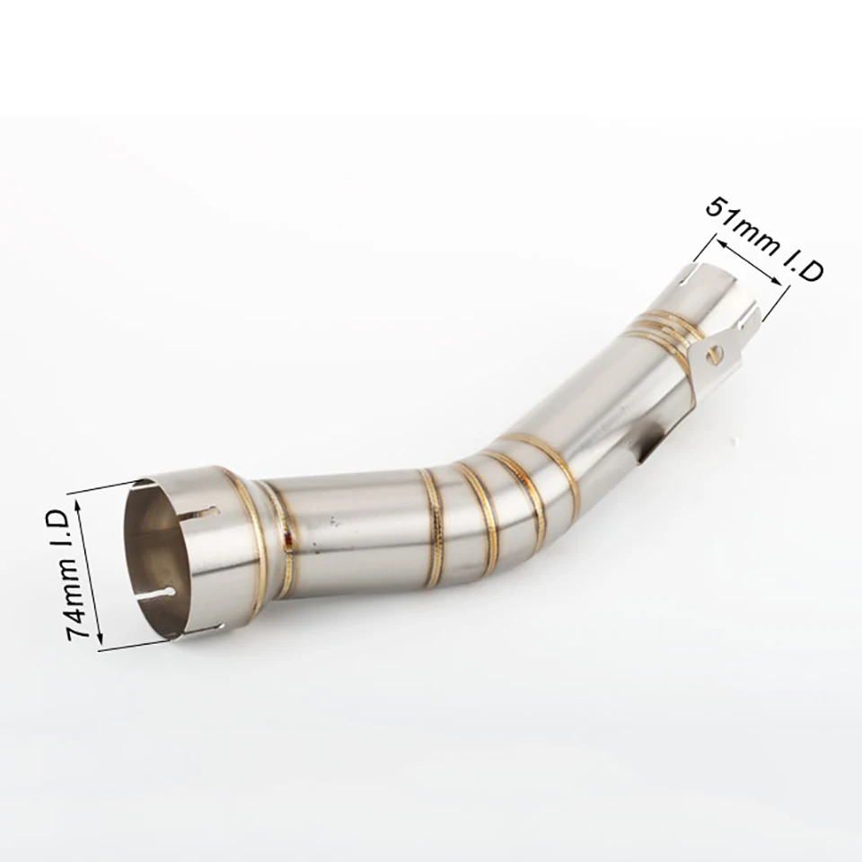For Kawasaki VERSYS 1000 KLZ1000 2012-2018 VERSYS 1000 Decat Pipe Motorcycle KLZ1000 Exhaust Catalyst Delete Pipe 32 - Racext For Kawasaki VERSYS 1000 KLZ1000 2012-2018 VERSYS 1000 Decat Pipe Motorcycle KLZ1000 Exhaust Catalyst Delete Pipe - - Racext 31