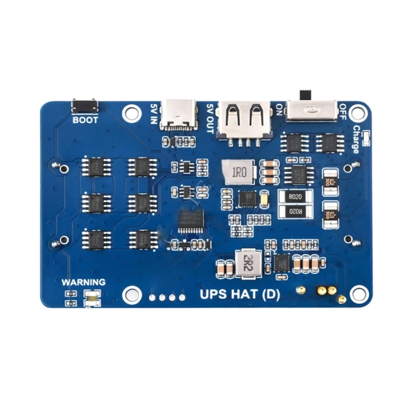 UPS HAT D ���͸� Ŀ���� ���� ���� ��� 5V ������ ����