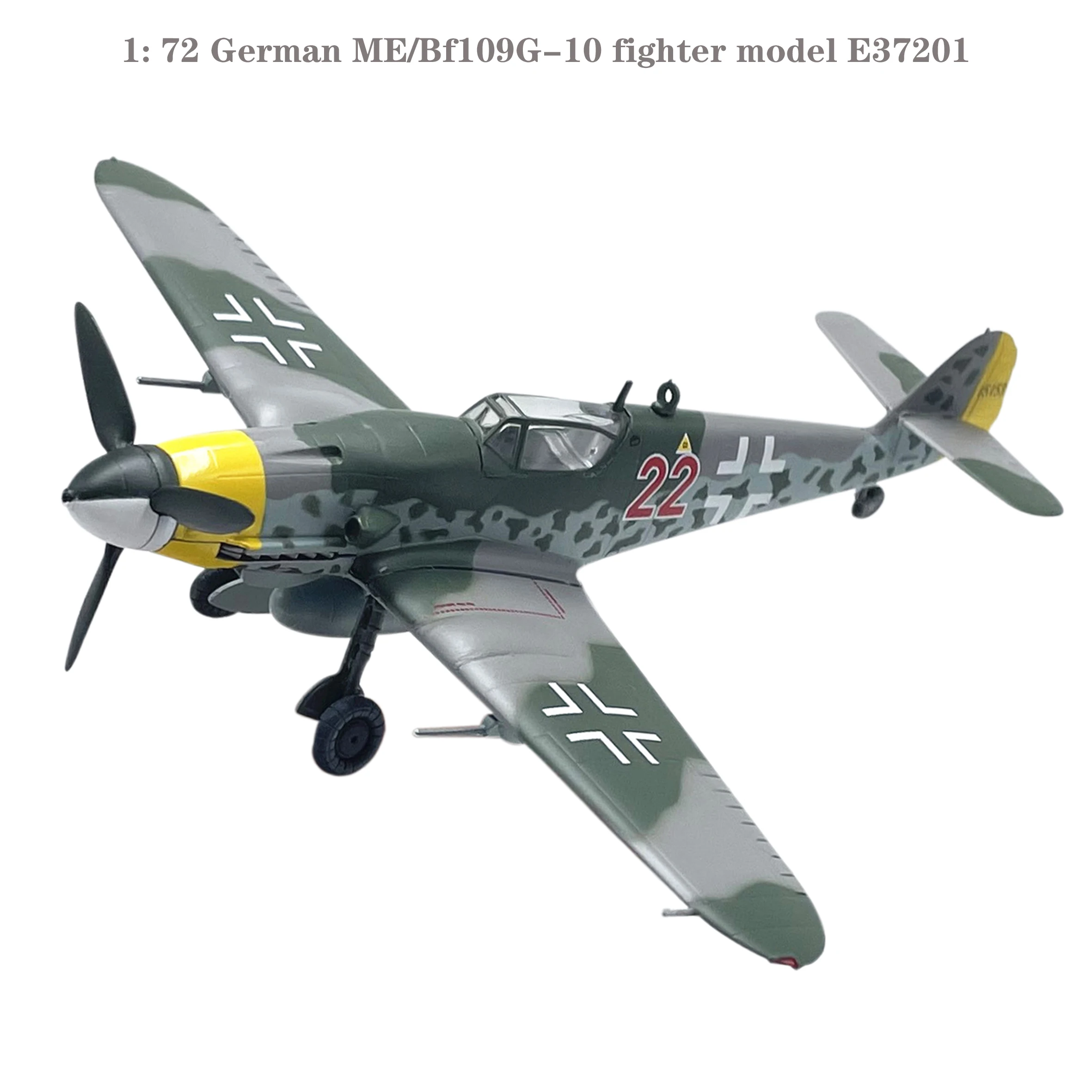 Немецкая Коллекционная модель E37201 «ME/Bf109G-10 fighter»,