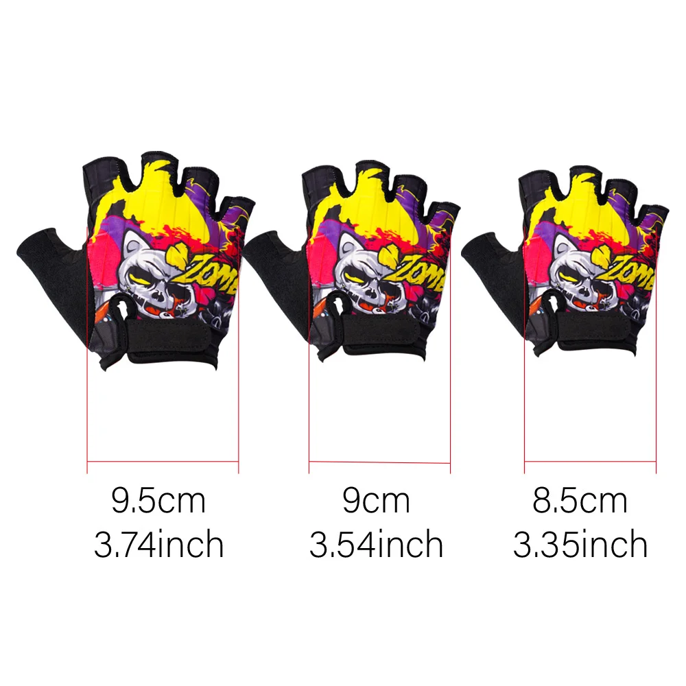 CHOOEE Cycling Sports Gloves Half Finger Shock Absorbing Breathable Summer Racing Bike Bicycle Fitness Gloves Anti-Slip 5