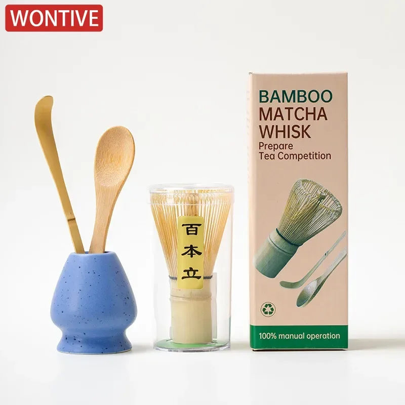 Japanese Matcha Set Tea Spoon Tea Set Indoor Stirring Tools Accessories 4-5PCS/set Kitchen Teaware Sets