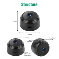 Mini caméra WiFi A9, enregistreur vidéo, moniteur intelligent, trépied 5