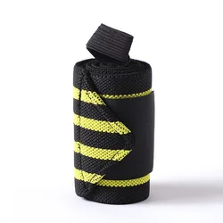 Extra Strength Wrist Support Brace for Weight Lifting & Fitness (YE)