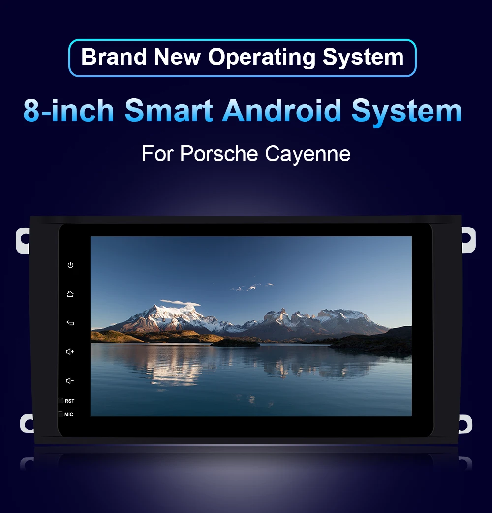Android 14 Car Radio Car Stereo GPS Navigation For Porsche Cayenne 2003-2010 8-i