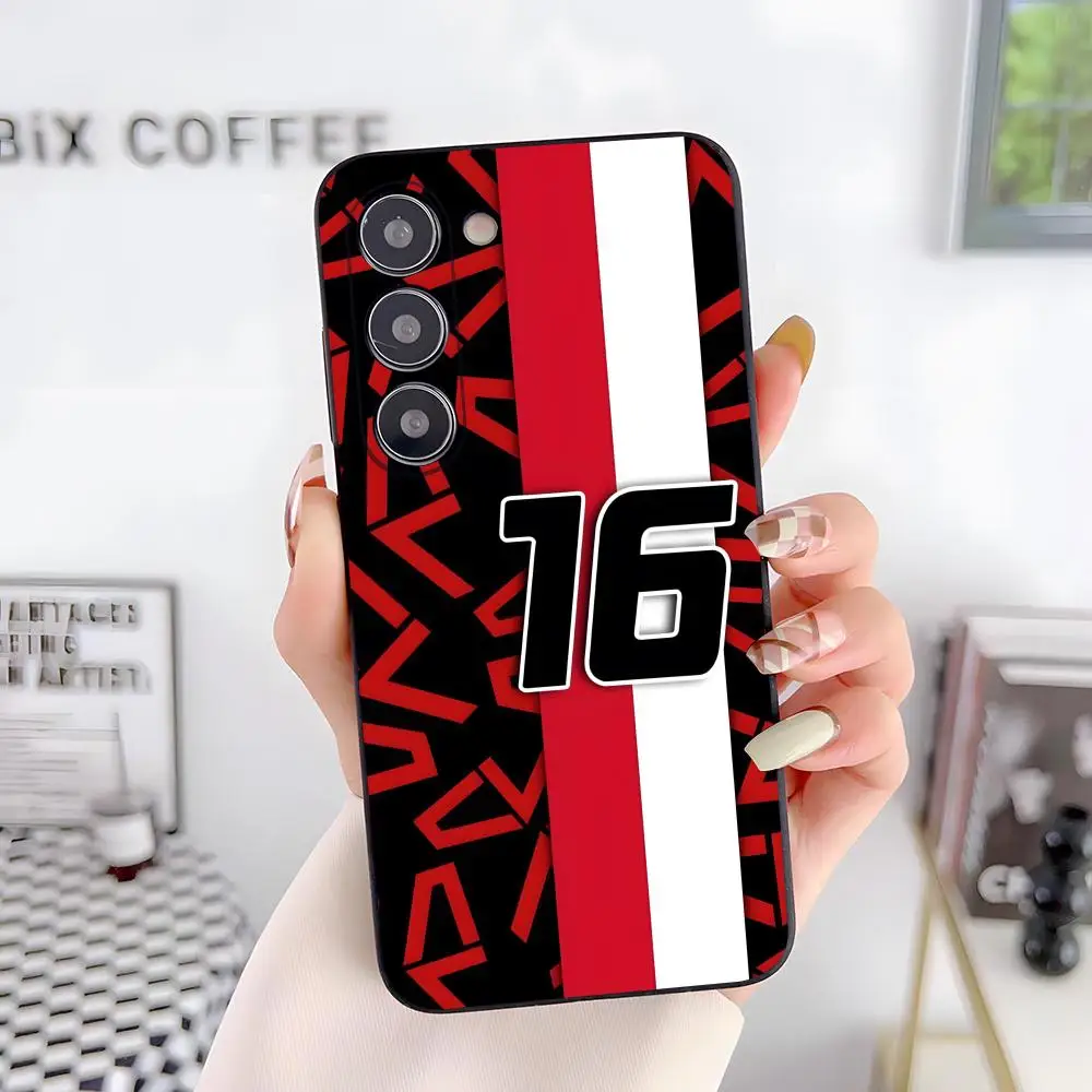 Charles Leclerc Inspired Black Soft Phone Case