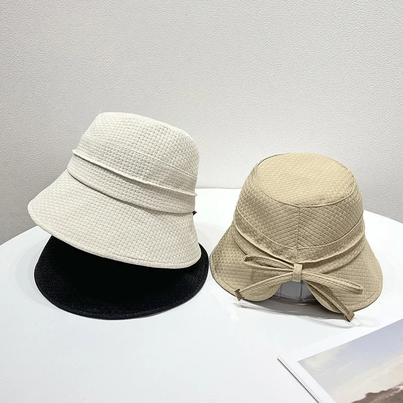 여성용 일본 스타일 낚시 모자, 다목적 통기성 용수철, 여름 시즌 자외선 차단, 얼굴 가리개 비니, 고급스러운 느낌