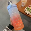 2000ML Sports Water Bottle with Time Marker Leak-proof Cup Motivational Portable Water bottle for Outdoor Sport Fitness BPA Free 6