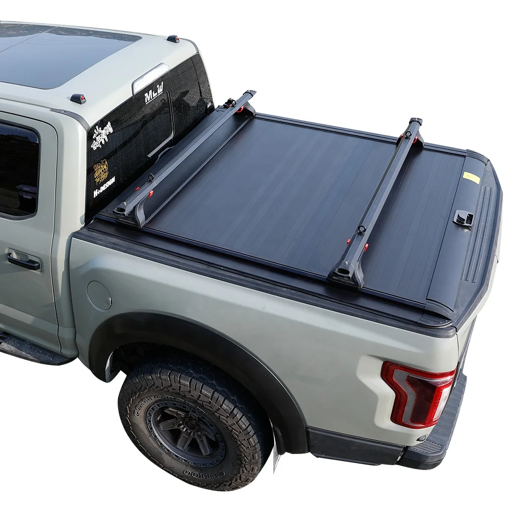 

OEM ODM pickup roller lid truck shutter bed cover hard roll up manual tonneau cover with coded lock for f150 sierra silverado