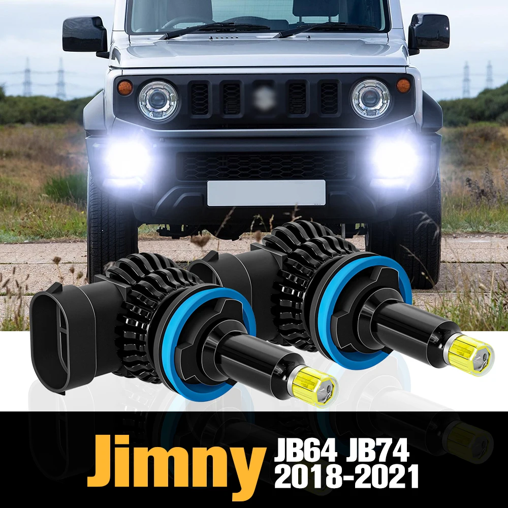 

2pcs Canbus LED Fog Light Lamp Accessories For Suzuki Jimny JB64 JB74 2018 2019 2020 2021
