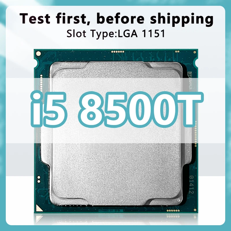 CPUコアi5-8500Tプロセッサ,6コア,6スレッド,2.1GHz, 9MB, 35W,8500