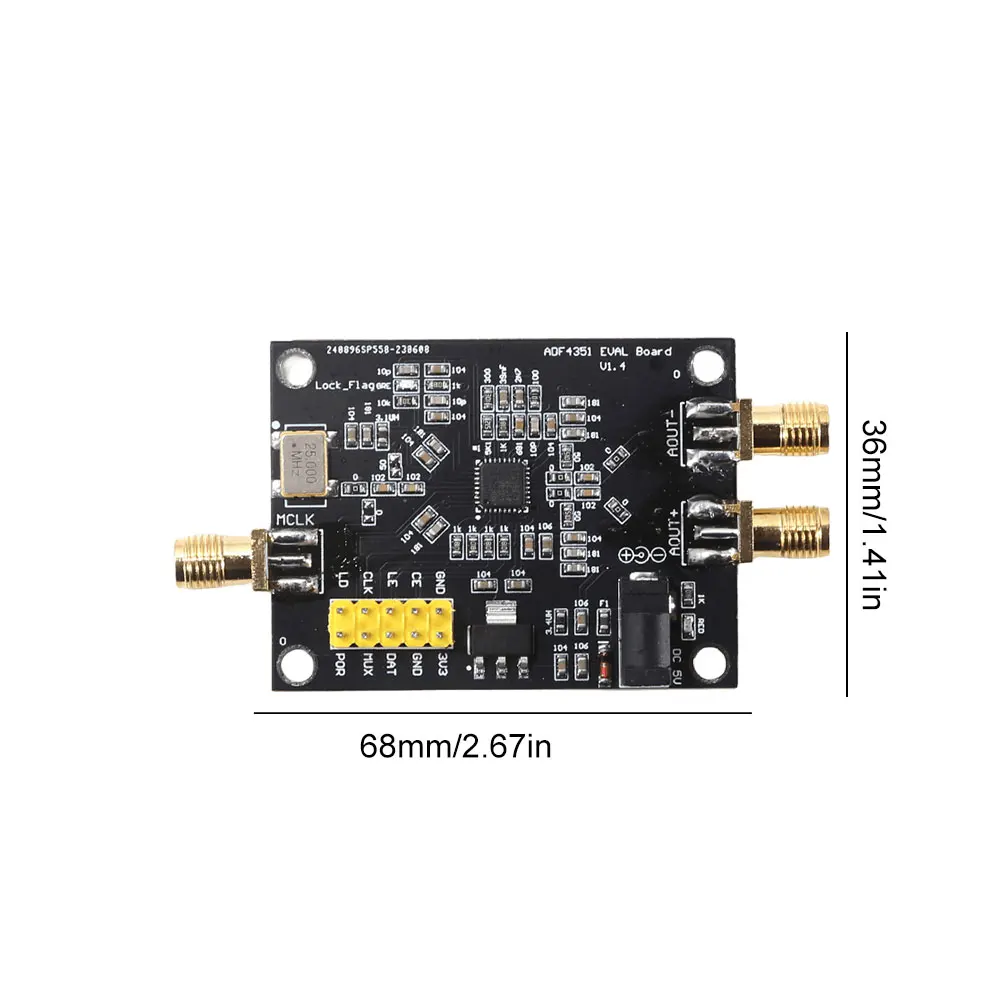 35M-4.4GHz PLL RF Signal Source ADF4350/ADF4351 Phase Locked Loop Frequency Synthesizer RF Phase-Locked Loop Board