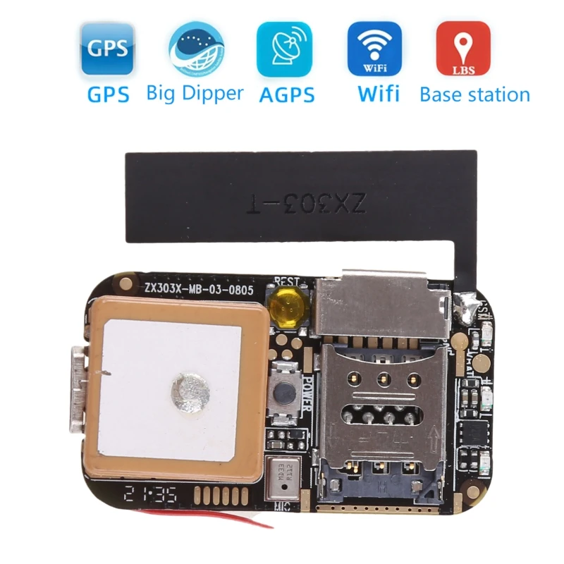 ZX303 Mini GPS Tracker SOS Real-time Call Voice Tracking Locator for Laptop Elderly People Real time Tracking Device