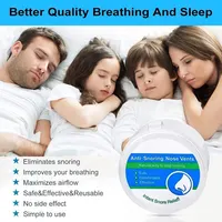 Anti Snoring Device To Stop Snoring Nose Clip For Easy Breathing Improvement Sleep Assistance Apnea 4pc At Night 2