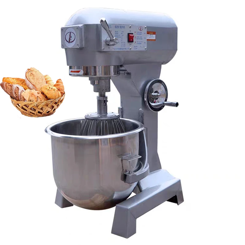 

Stainless Steel Bowl Kitchen Food Mixer Cream Egg Whisk Blender Cake Dough Mixer Machine Food Processor