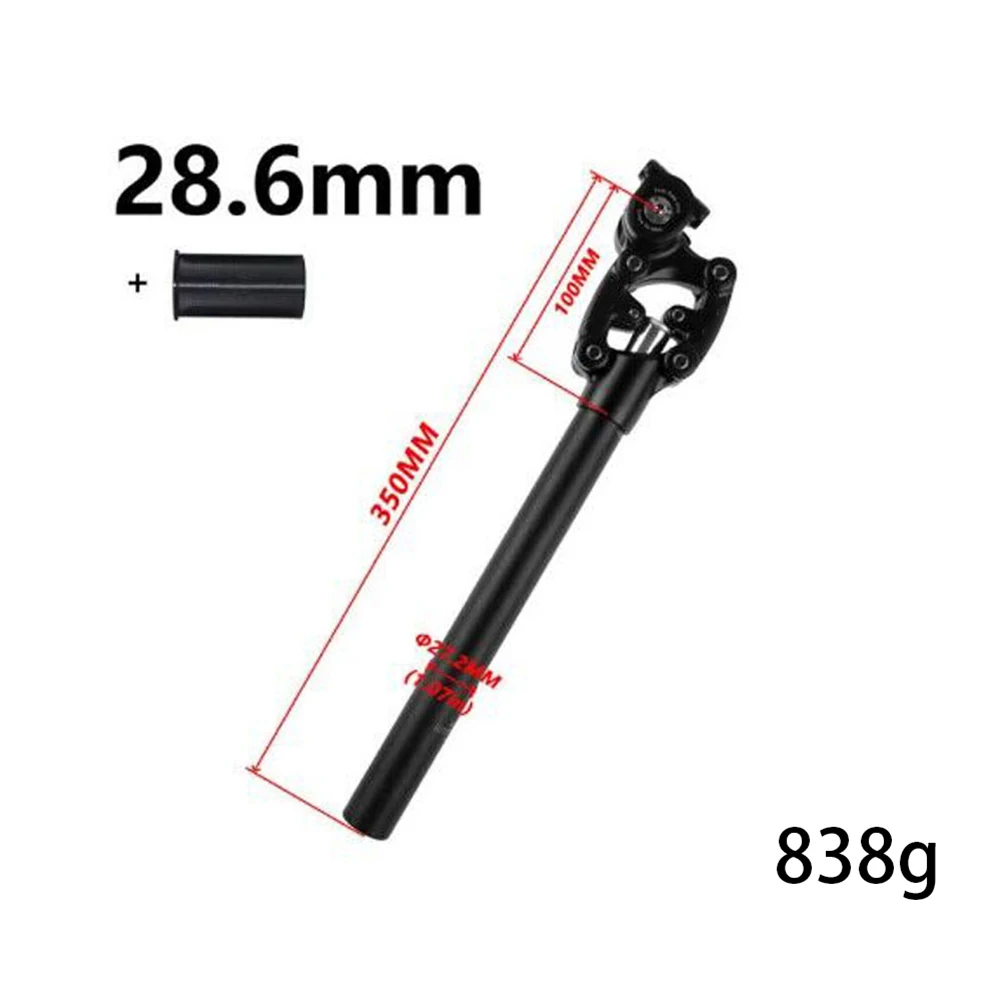 

Seat Post Suspension Seat Post 1pc 25MM Backward Distance 50MM Shock Absorbing Travel Anodized Black Mountain Bikes