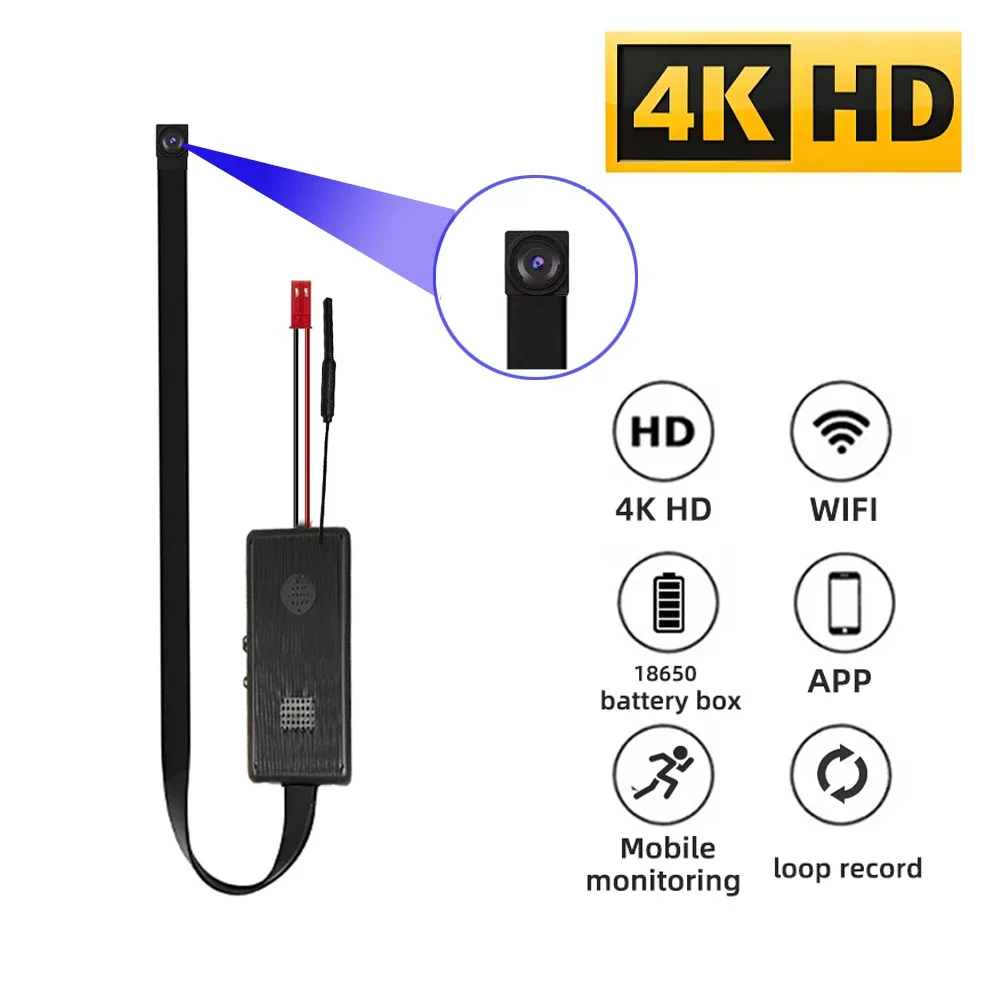 Improved HD4K Mini WiFi Camera, Supports Motion Detection, Remote Viewing, Upgraded Resolution, Home DIY Wireless Camera 1