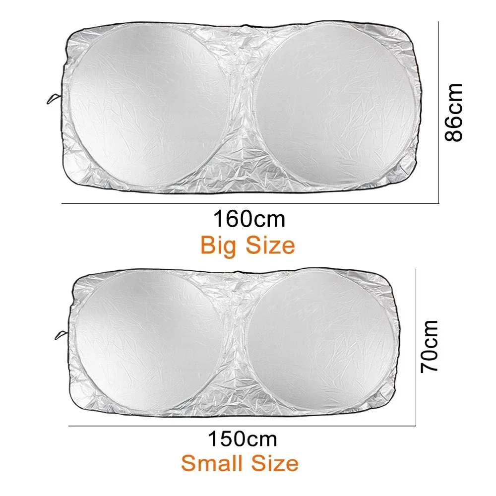 Car Windshield Sun Shade Visor Cover UV Protection Shield Sunshade Pad for Ford Focus 2 3 4 1 MK2 MK3 MK4 MK1 Auto Accessories