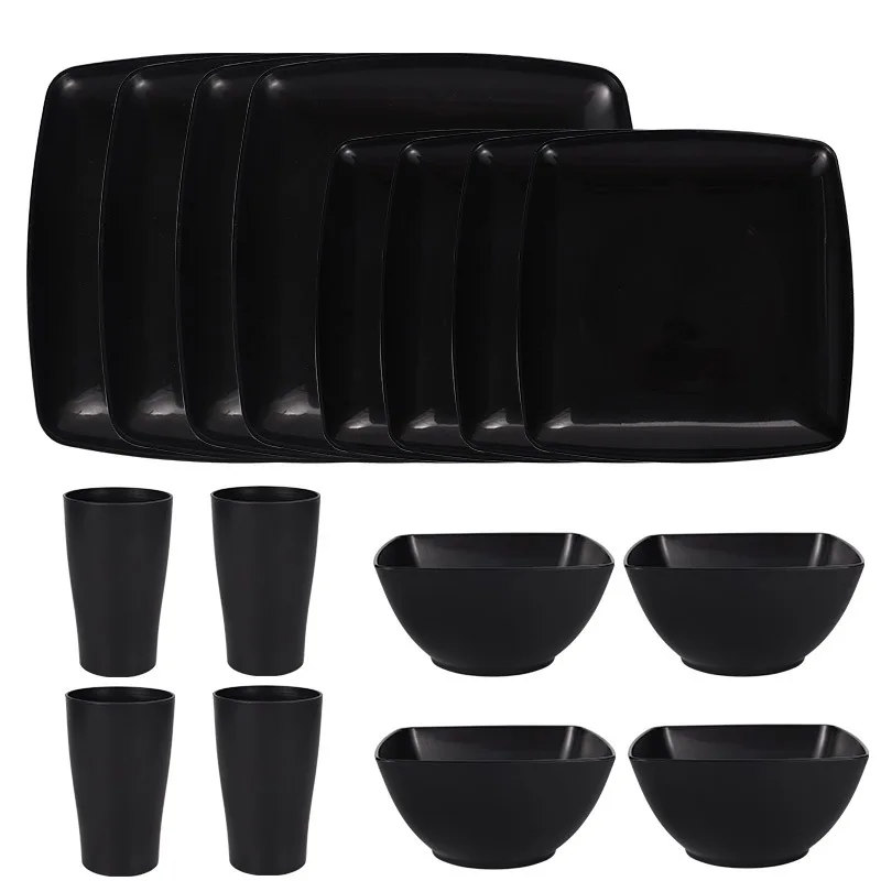 16/32-Piece Plastic Dinnerware Set 8