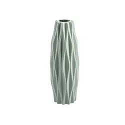 Nordic White Decorative Plastic Vase for Home and Wedding Decor (Color 16)