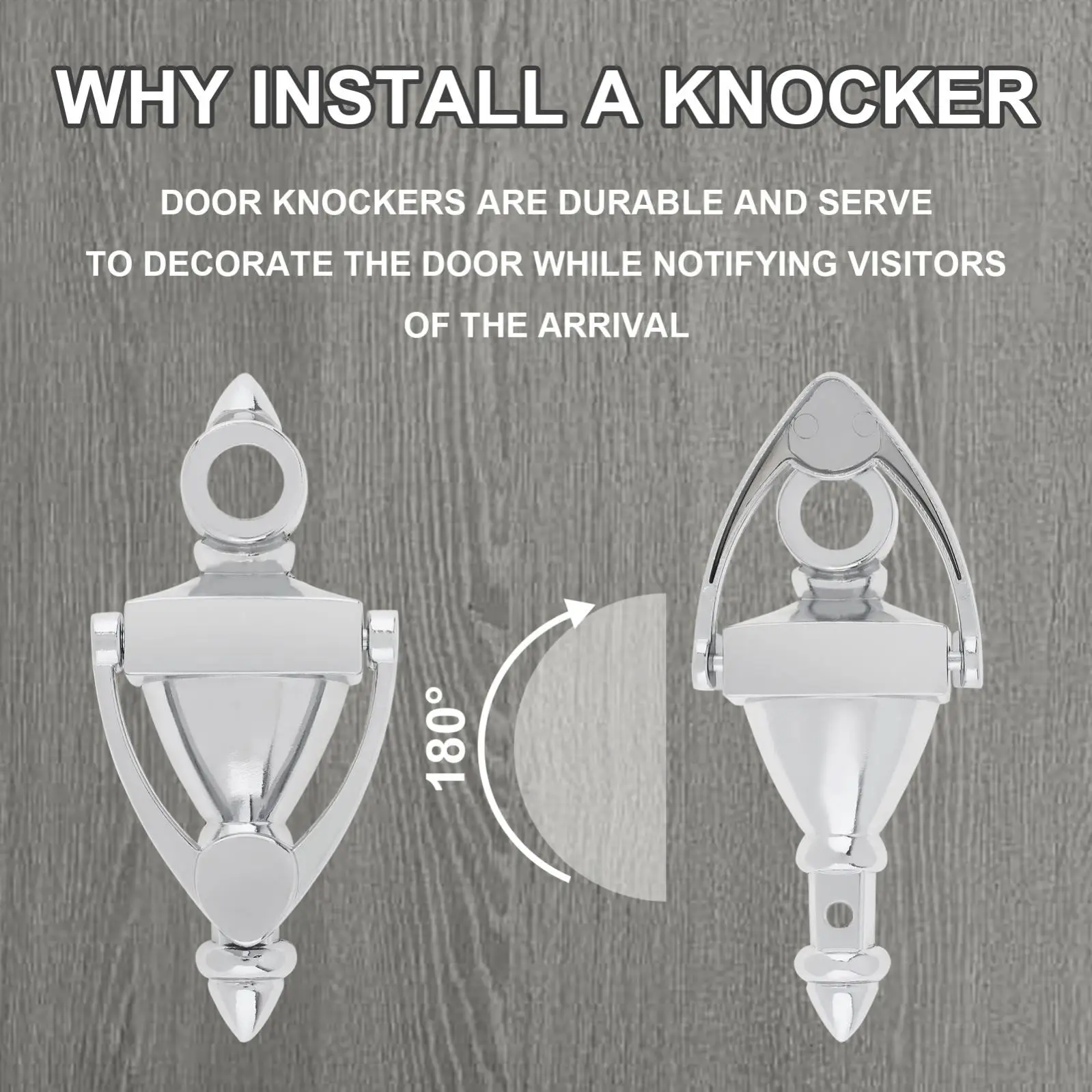 5/6 Inch Door Knocker With 180 Degree HD Viewer