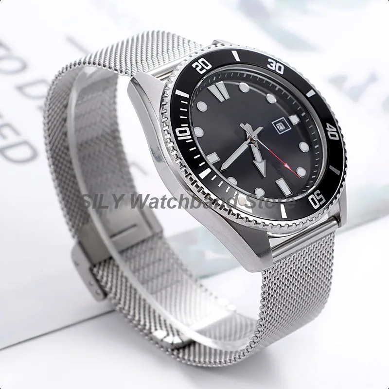 Stainless Steel Milanese Watch Band with Quick Release Mesh Loop - Metal Strap