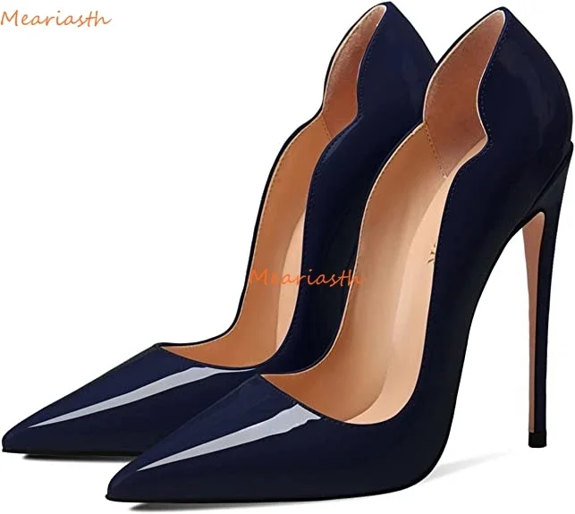 

Women Pumps OL High Heels Sexy 12cm Pointed Toe Stilettos Female Pumps Sexy Ladies Red Wedding Shoes Black Office Heel Plus Size