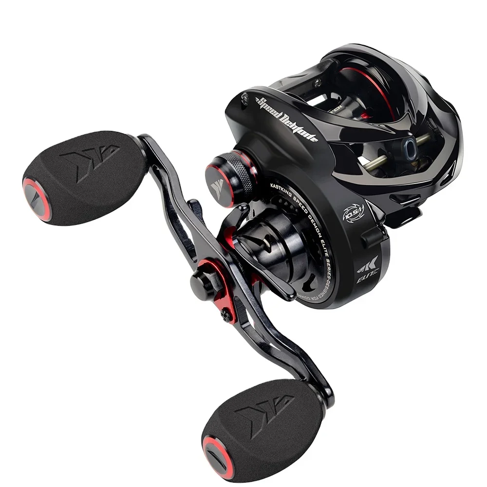 

KastKing Speed Demon Elite Baitcasting Fishing Reel 10.5:1 Gear Ratio 10+1 Ball Bearings 8.1KG Max Drag Carbon Fiber Reels
