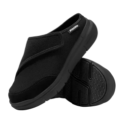 FitVille Women's Slippers Wide Width Recovery  Orthopedic Fleece Lining Clogs pedic Fleece Lining Shoes with Arch Support