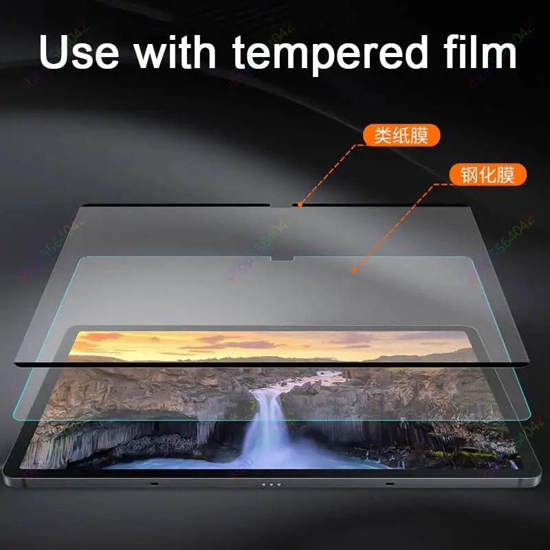 Magnetic Paperfeel Screen Protective Film for Microsoft Surface Pro 11/10/9/8/7/6/5/4/3 Detachable and Reusable Screen Protector 5