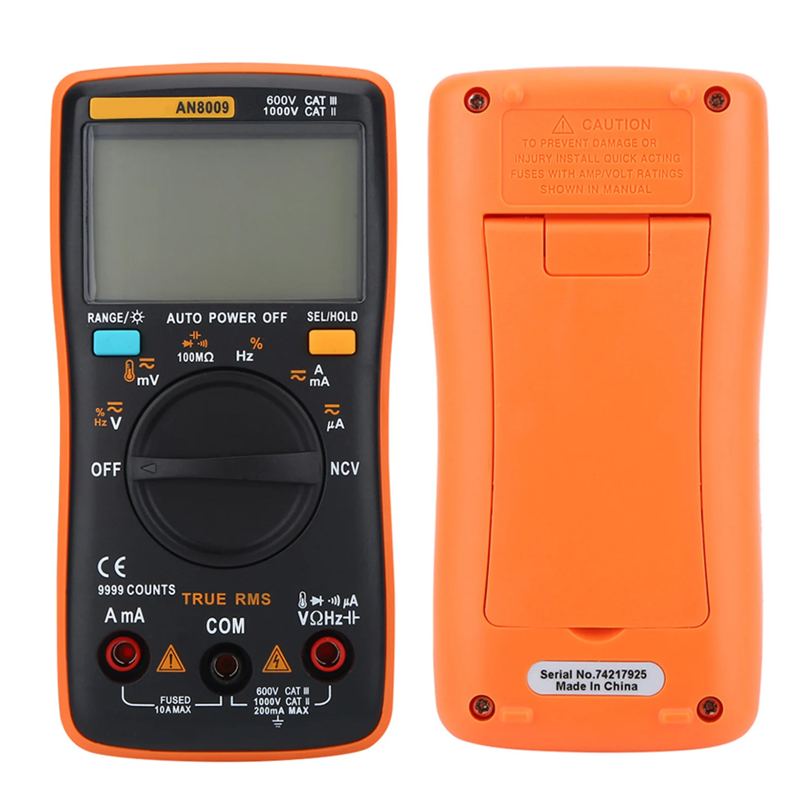 Auto Range Multimeter ANENG AN8009 Digital Multimeter Auto Range True RMS AC/DC Voltage Electronic Meter Digital