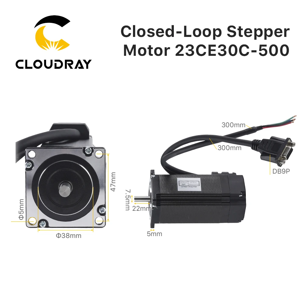 Cloudray Nema 23 stepper motor 3.0N.m 5.0A Closed Loop Stepper Servo motor with Encoder for CNC Router Engraving milling machine - 3