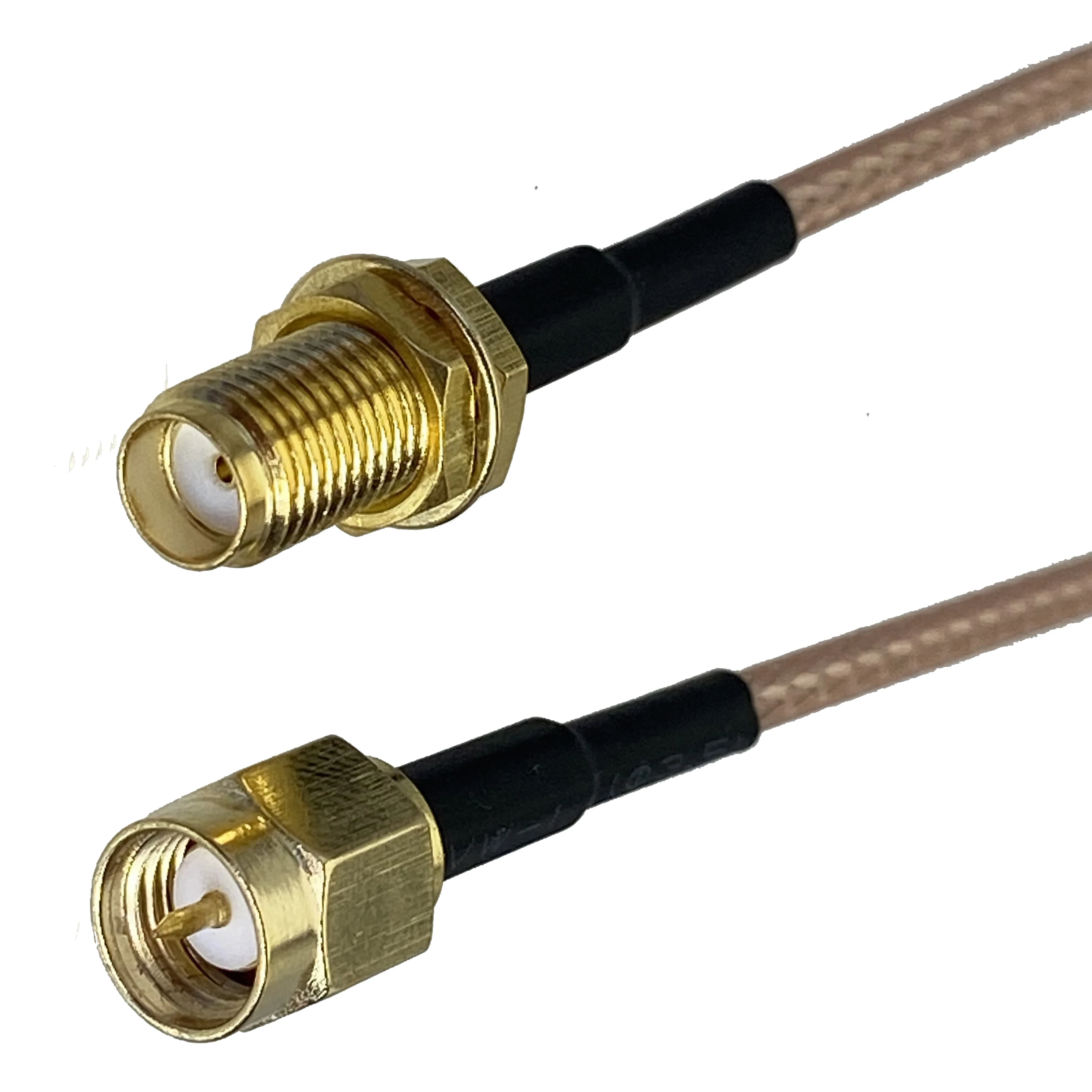 Description Picture 6 of item1Pcs RG316 SMA RPSMA to SMA RP SMA Male Plug & Female Jack Connector RF Coaxial Jumper Pigtail Cable Wire Terminals 4inch~10FT