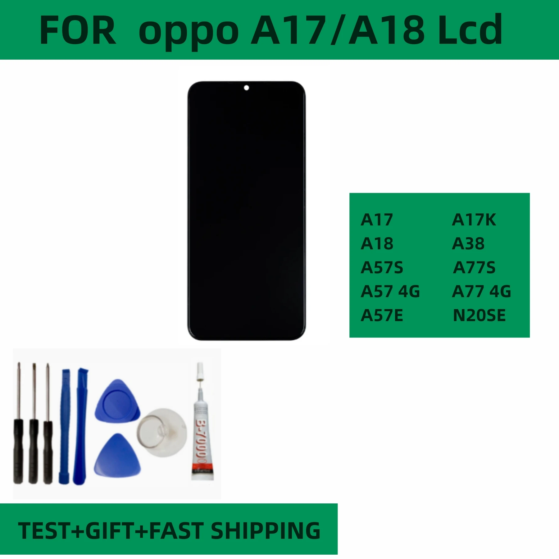 

CPH2477 CPH2591 100% New Original Lcd For OPPO A17 Display Touch Screen Digitizer Panel Assembly for A17K Lcd Screen With Frame