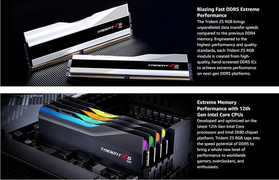 G Skill 10000 Mhz Ram Ripjaws DDR5 5600MHz 16GB RAM Price In Sri Lanka